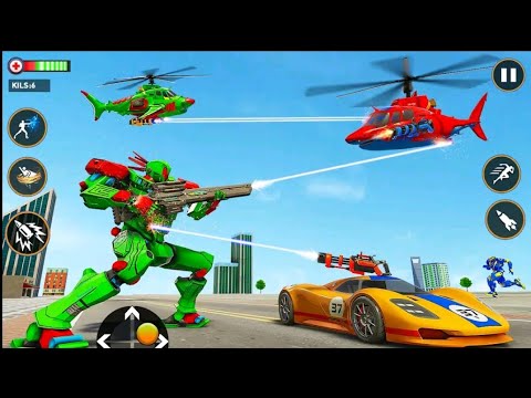 Monster Fighting In Shark Robot Game - Android Gameplay | Robot Games