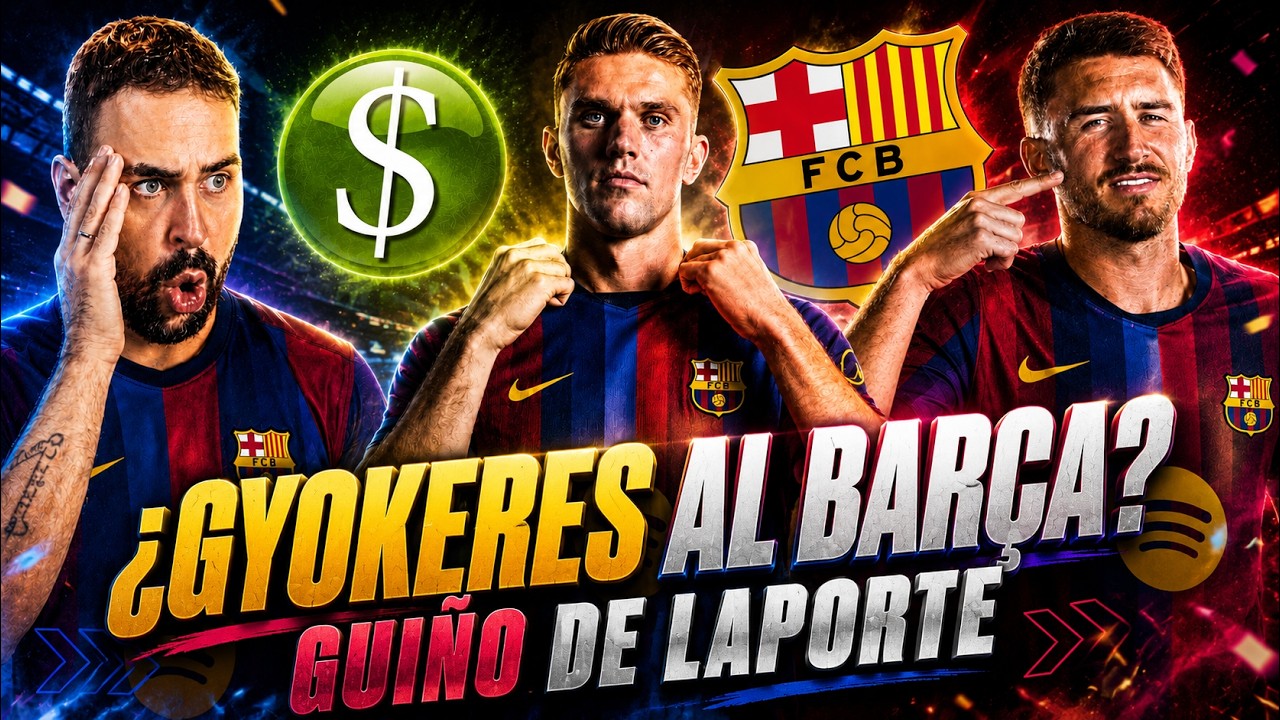 🚨¿GYOKERES al BARÇA? ASEGURAN PLAN B de JULIÁN ÁLVAREZ - GUIÑO de LAPORTE al BARÇA ¡COMO LOCO!