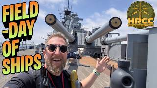 Armed Forces Crossband Test From Battleship Iowa!