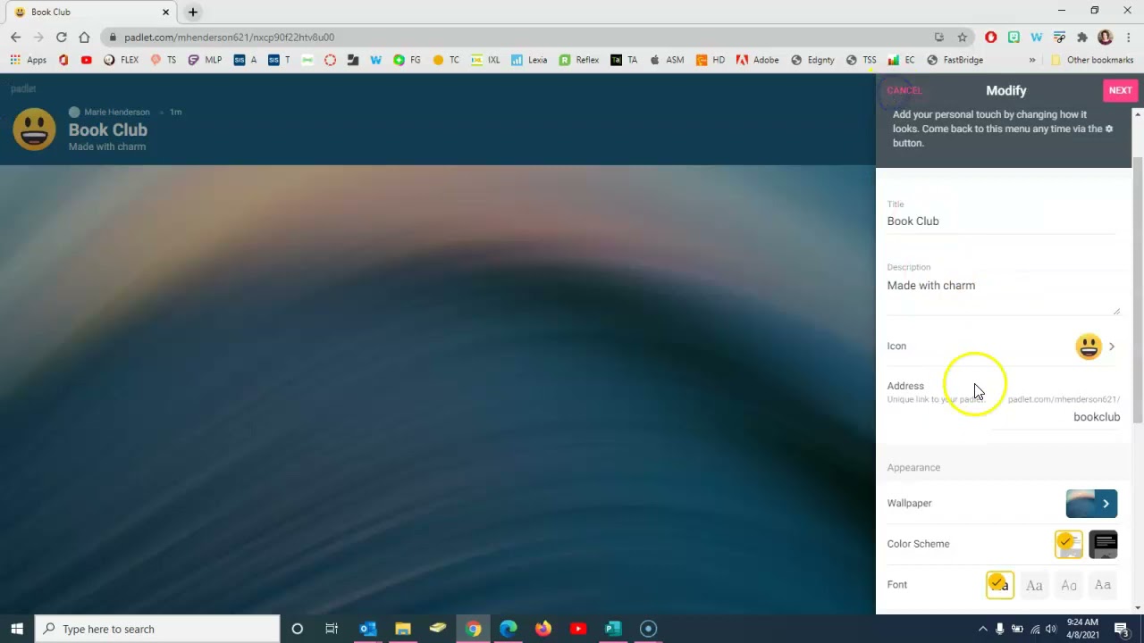 Padlet: Creating and Sharing a Padlet