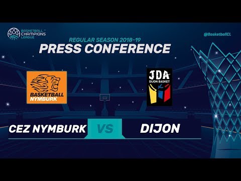 CEZ Nymburk v JDA Dijon - Press Conference - Basketball Champions League