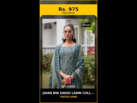 Jihan Bin Saeed Lawn Collection Vol 19 – product video thumbnail