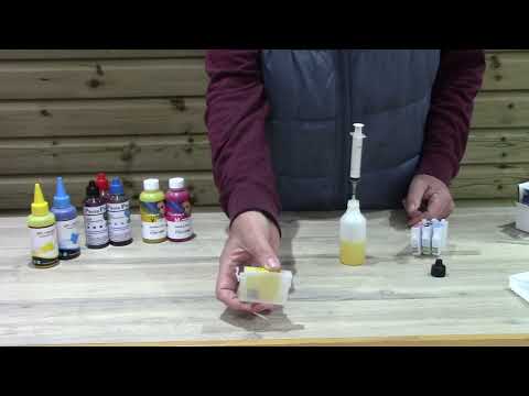 Video thumbnail: Filling Refillable Cartridges For Use In An Epson Printer