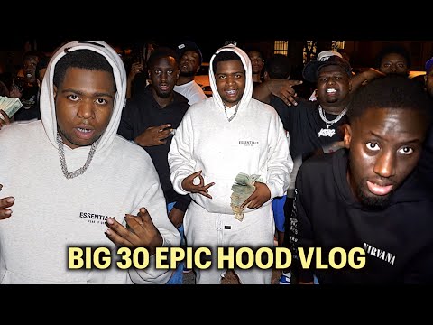 BIG 30 MOST DANGEROUS HOOD EVER! *EPIC HOOD VLOG*