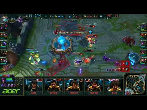 Worlds 2017 Championship - GAM Vs. IMT - Optimus with the Ryze ultimate