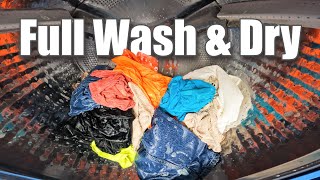 4K Footage Inside GE UltraFast 2 in 1 Combo - How Does it Wash & Dry?