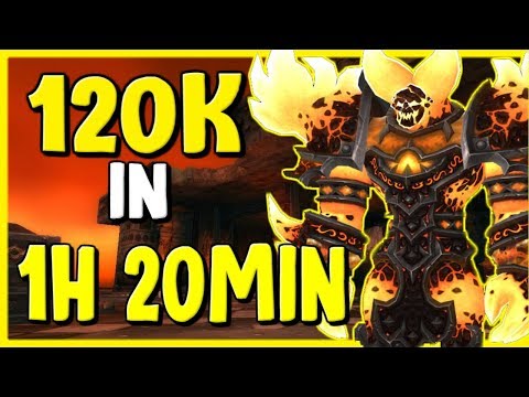 120k In 1 Hour 20 Mins In WoW BFA 8.3 - Gold Making, Gold Farming