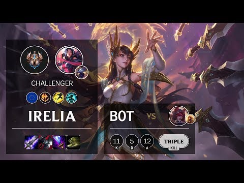 Irelia Bot vs Xayah - EUNE Challenger Patch 10.9