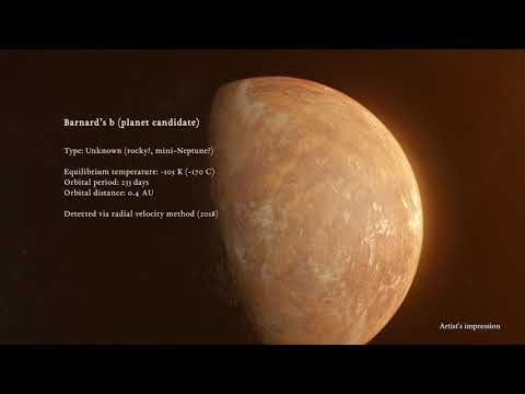 A super-Earth planet orbiting Barnard’s star
