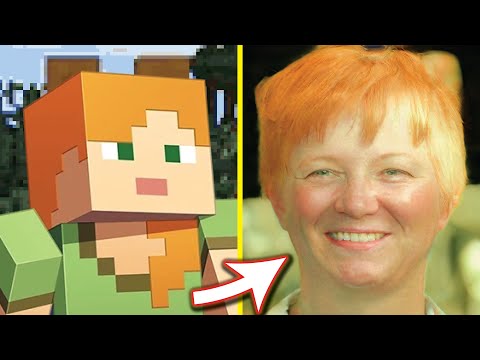 ZXMany - This Program Generates Real Faces from Pixelated Images (Cursed Minecraft)