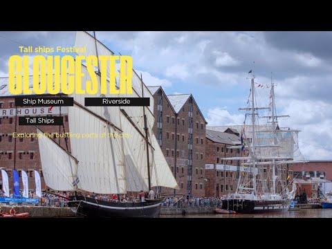Gloucester Tall Ships Festival 2022 Gloucester City tour 4K