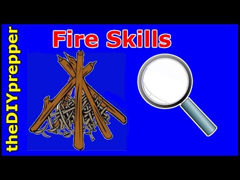 Magnifying glass-Solar fire starting