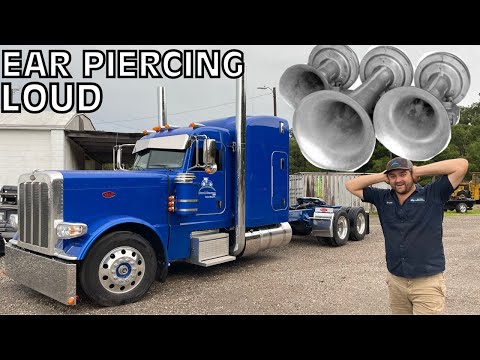 I Bought the LOUDEST Train Horns for the Peterbilt, Full Install Video!