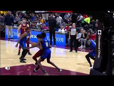Jarrett Allen insane slam dunk over Bol Bol!!