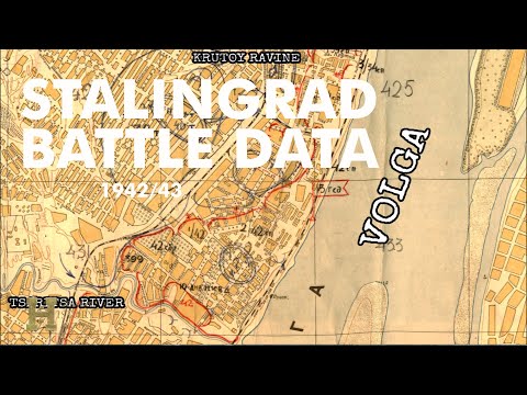 Russia 1942/43 ▶ Battle of Stalingrad  - Map Study and Landmarks (Stalingrad Battle Data)