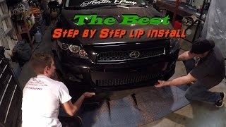 Best way to install your front lip (step by step)