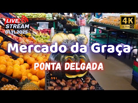 🎥 "Mercado da Graça (Ponta Delgada) - 01.11.2025 - Real People, Real Moments" - Azores 🌶️🥦🧅🍊