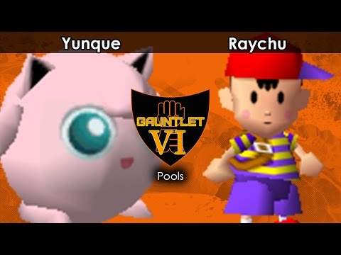 Yunque (Jigglypuff) VS Raychu (Ness/Pikachu) | Gauntlet VI | 64 | Pools