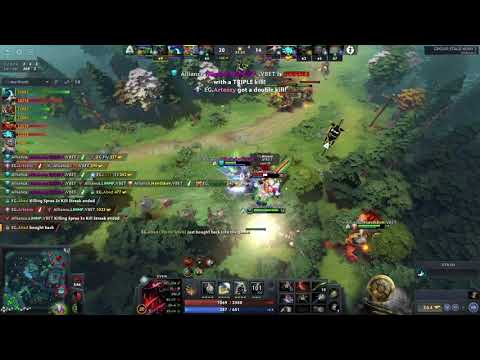 Nikobaby Rampage against EG - EG vs Alliance TI10