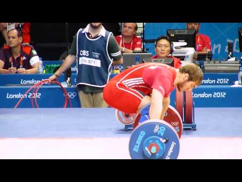 Apti Aukhadov (Russia).Weightlifting. Mens 85 kg