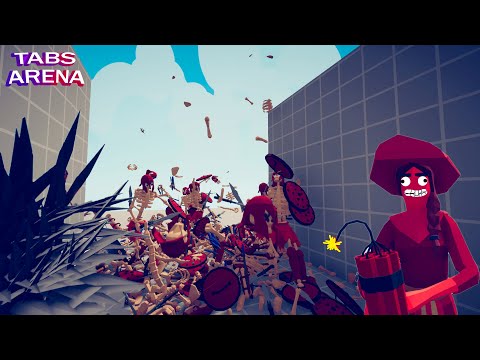 GOD OF THROWING KNIVES - SURVIVAL WAR !!! | TABS - Totally Accurate Battle Simulator