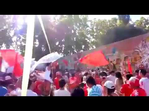 "La Banda Nº1 [Tema nuevo - Santurrona] Huracán Las Heras" Barra: La Banda Nº 1 &bull; Club: Huracán Las Heras