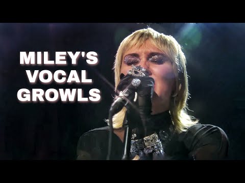 Miley Cyrus' Vocal Growls Compilation