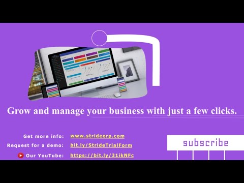 Stride ERP Training - Introduction E01