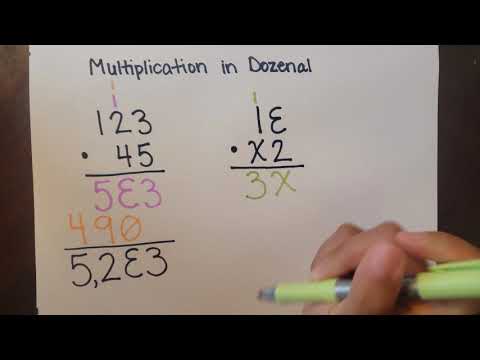 Multiplying Larger Numbers in Dozenal