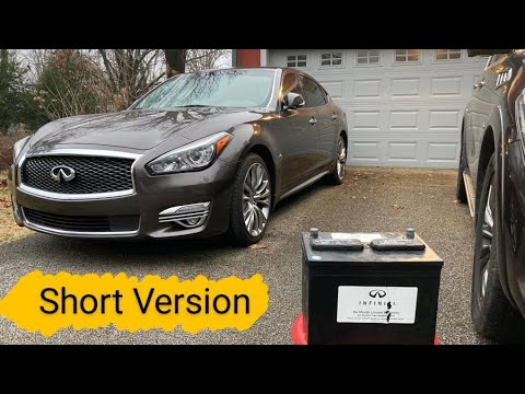 Battery Replacement. QUICK, Summary Video. Infiniti Q70 M37 M56