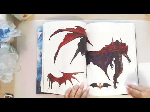 Flipthrough, Final Fantasy XIV Endwalker Art Book