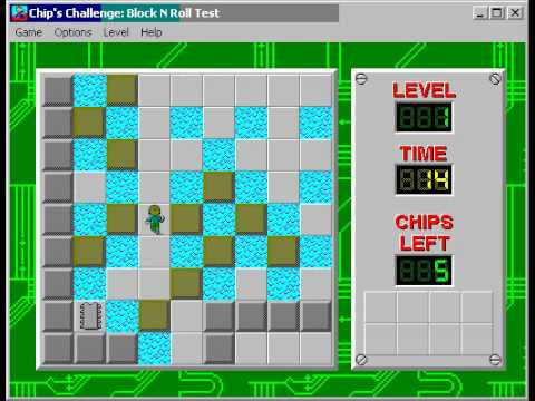 Chip's Challenge 1 level 126 - northwest room solution