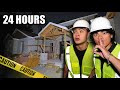 24 HOUR OVERNIGHT CHALLENGE In CONSTRUCTION SITE