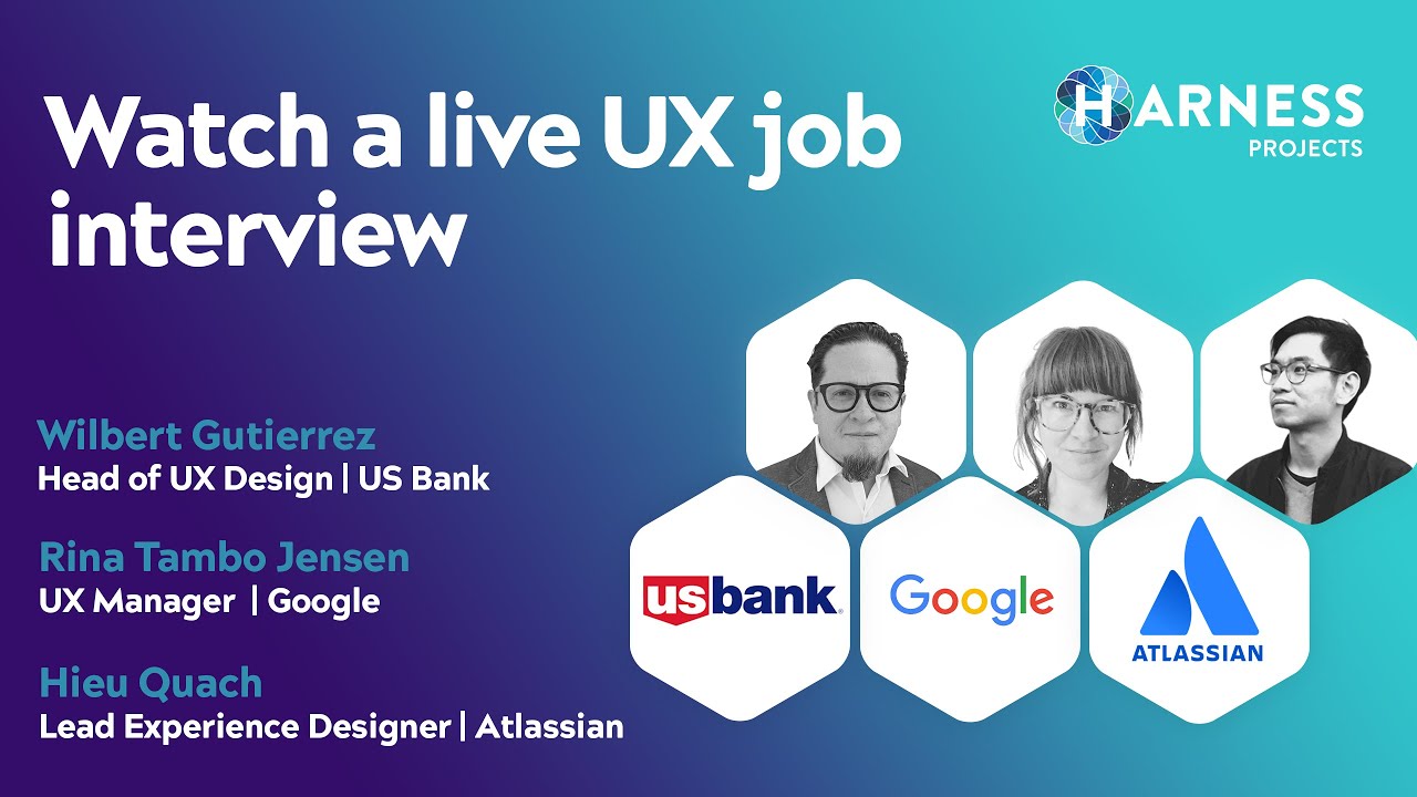 Watch a live UX job interview with panelists from Google, Atlassian & US Bank