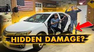 Rebuilding a Wrecked Toyota Camry from Copart Ep. 7 Removing Doors and Viper Alarm