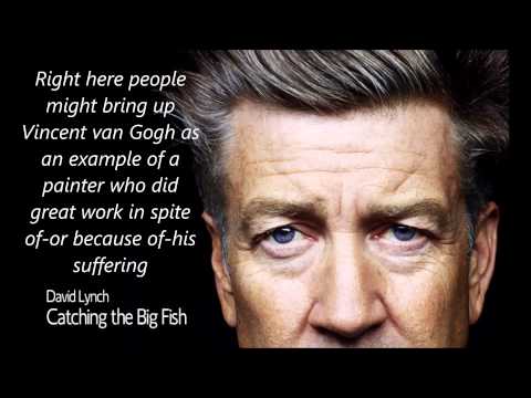Lynch reads from his book "Catching the Big Fish" David Lynch; Suffering