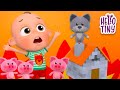 Three Little Pigs Kids Song And Nursery Rhyme Hello Tiny