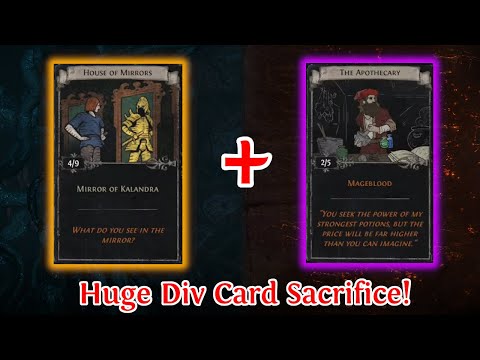 PATH OF EXILE 3.18 - SACRIFICING THE APOTHECARY AND HOUSE OF MIRRORS - OVER 1700 EXALTED ORBS!!