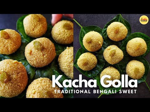 Gurer Kacha Golla Recipe | Kacha Golla Misti | Kacha Golla Recipe In Bengali | Kacha Golla Mithai |