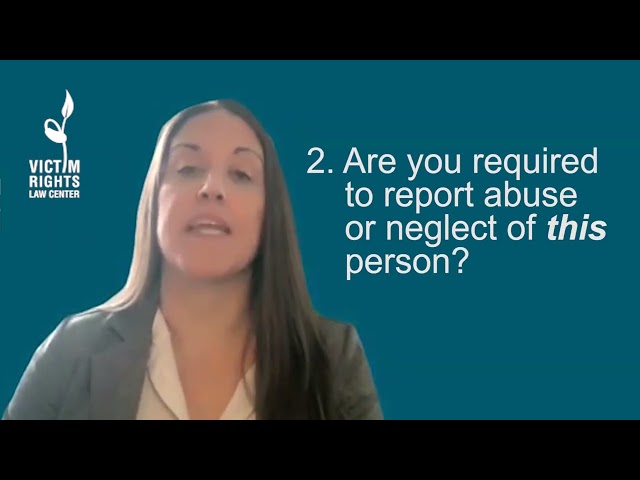 Hands-On Advocacy: Mandatory Reporting