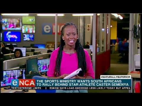The sports ministry wants YOU to rally behind our star athlete Caster Semenya