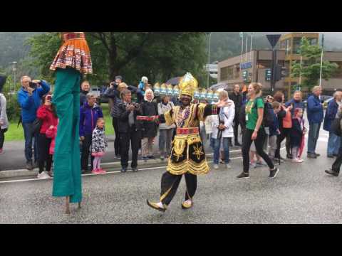 Opptoget under Førdefestivalen 2016