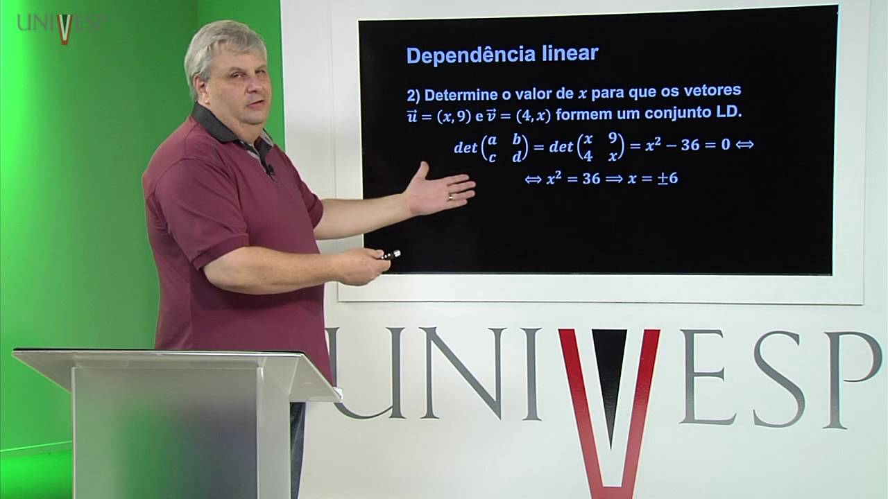 Geometria Analítica - Aula 06 - Dependência linear
