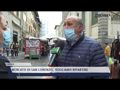 2021-05-22 FIRENZE - MERCATO DI SAN LORENZO,  VOGLIAMO RIPARTIRE