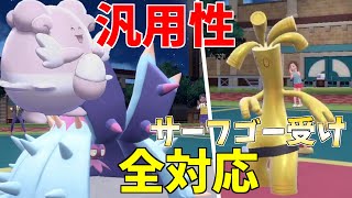 ドヒドイデ+ハピナスで汎用性を保ちながらサーフゴーに全対応【ポケモンSV】