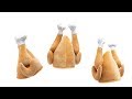 Plush Turkey Hat Funny Attire For Holiday Party Turkey Trot