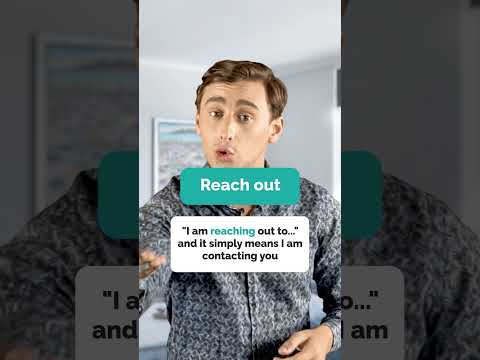 Reach out. Do you know what it means? #learnenglish with #fluentjoy #shorts. #inglesonline #inglês