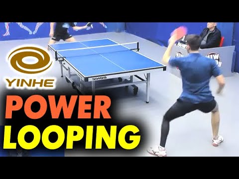 Power looping style, topspin FH&BH: Baranovskii Sergei Tibhar Evolution MX-P, Yinhe Venus V-14 Pro
