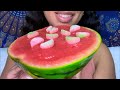 ASMR Watermelon Sour Patch Kid Sorbet