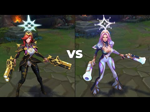 Broken Covenant Miss Fortune vs Prestige Broken Covenant Miss Fortune | Skin Comparison | LoL